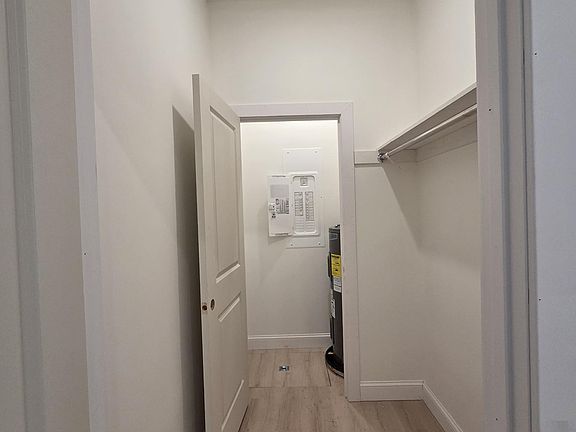 Large walk in closet and storage closet