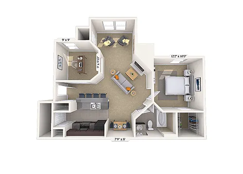 Floor plan Ashland