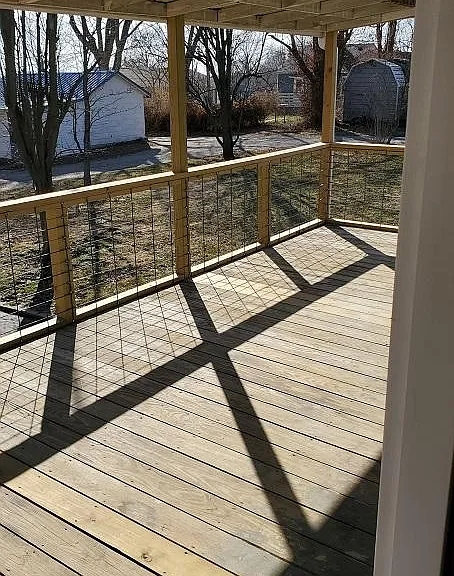 Covered Back Deck