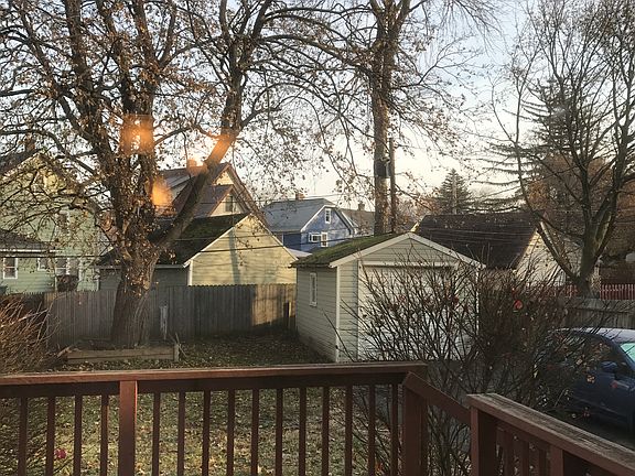 Back yard and garage 