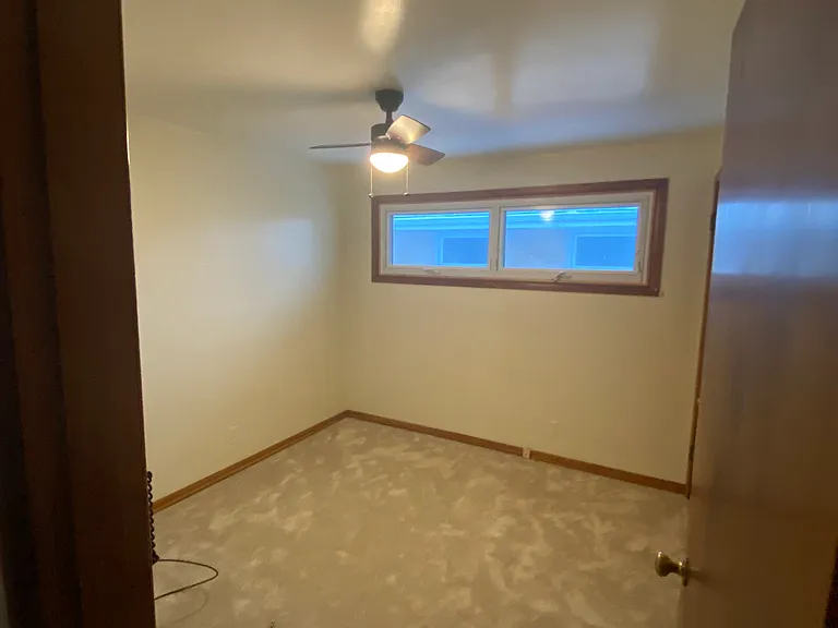 Entrance to 1st Bedroom - New Ceiling Fan