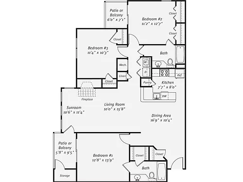 Floor plan C2