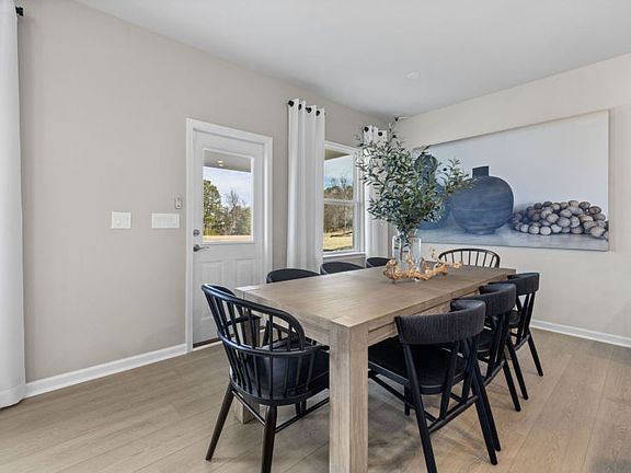 Plenty of dining space