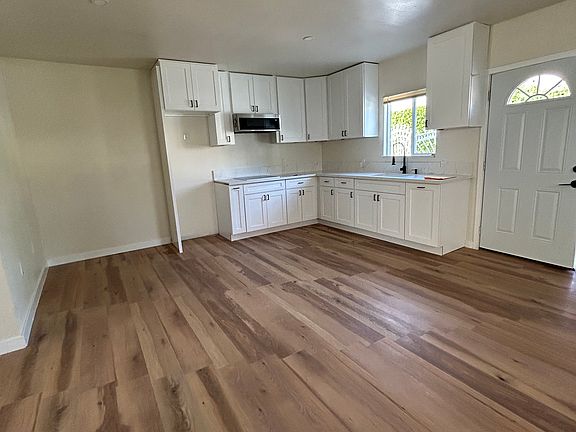 kitchen and dining room area