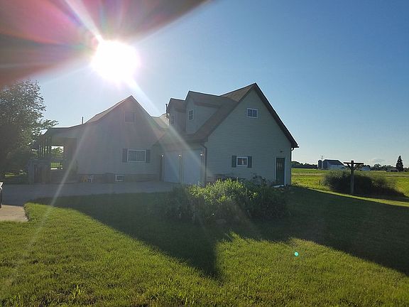 Looking west from yard
