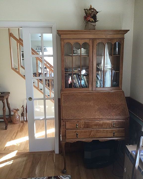 Sliding doors to living room