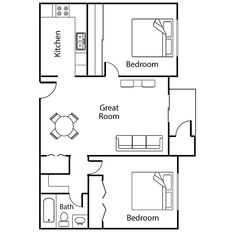 Floor plan Twain