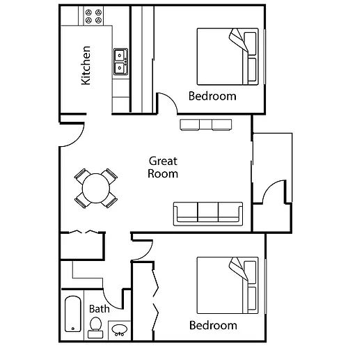 Floor plan Twain