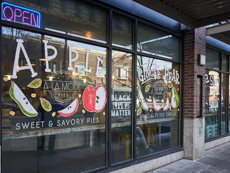 Discover boutique bakeries and storefronts.
