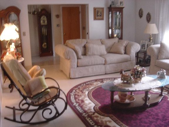 Living Room w/Marble Floors