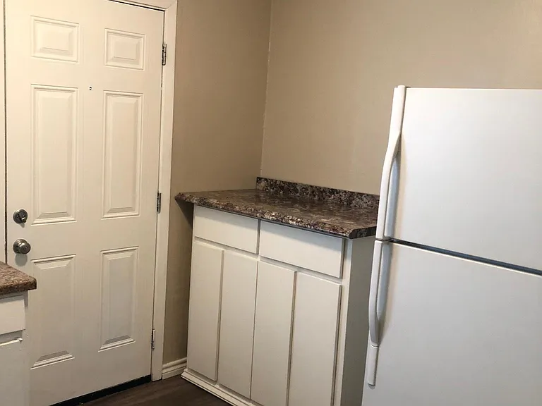 Kitchen and exterior door to your own back yard