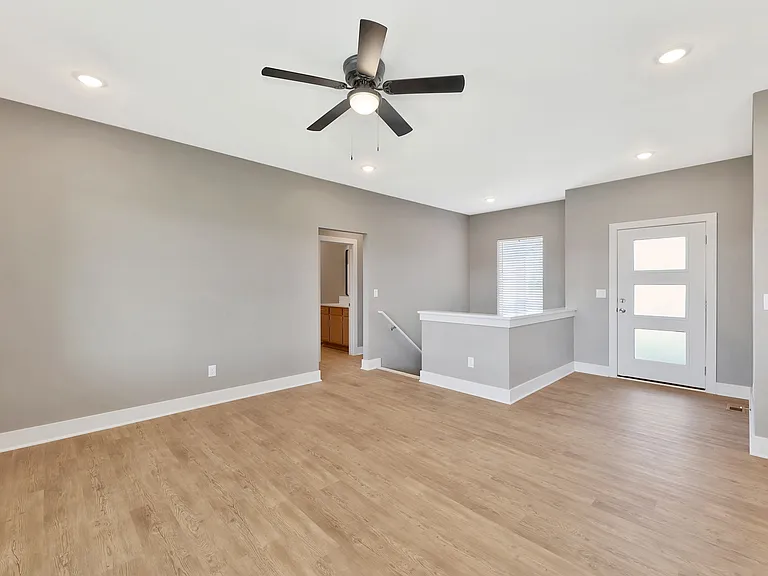 Living room and entry