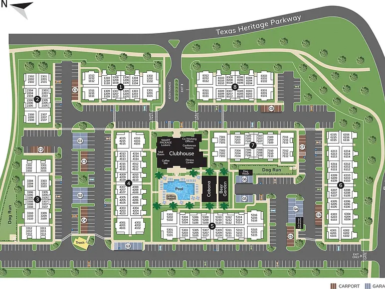 Camber Ridge at Cross Creek Ranch community map