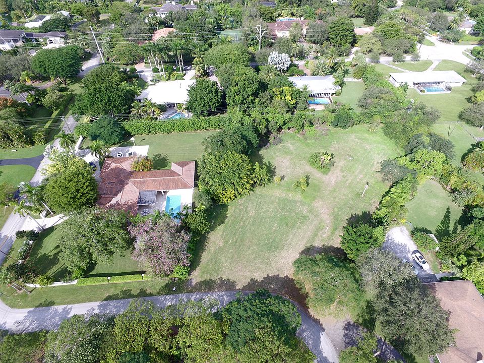 Aerial view facing North