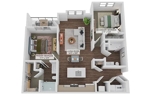 Floor plan The Captain Premier (B1b)
