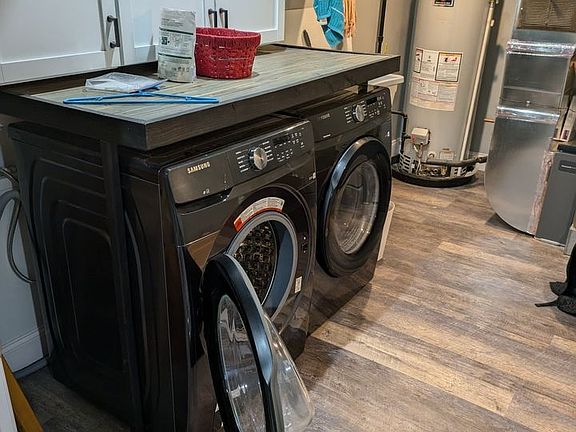 Shared laundry space