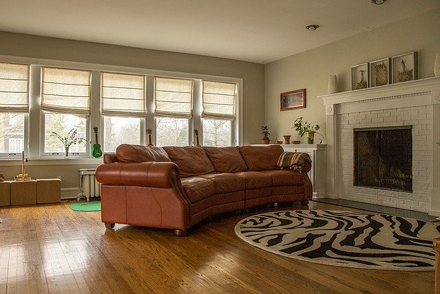 spacious living room