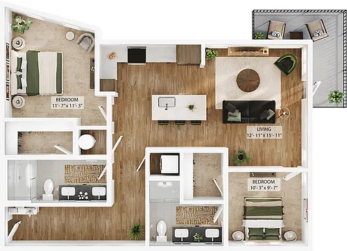 Floor plan B6