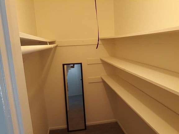 Walk In Closet with Shelving