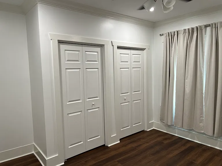 Master Bedroom with Double Closets