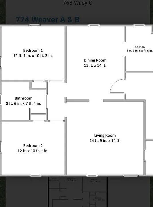 744 #1 floorplan