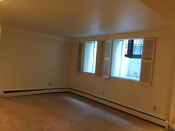 Picture looking into the living room as take from the hall leading to the bedrooms and bath.