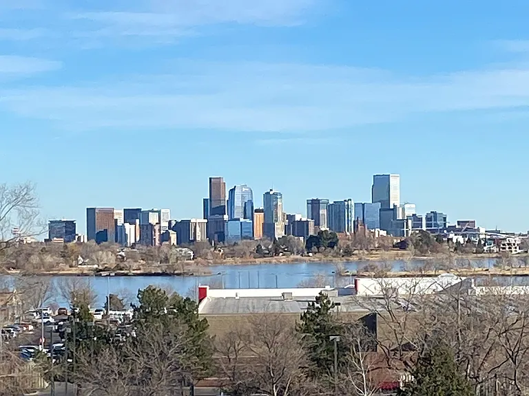 View from the rooftop patio