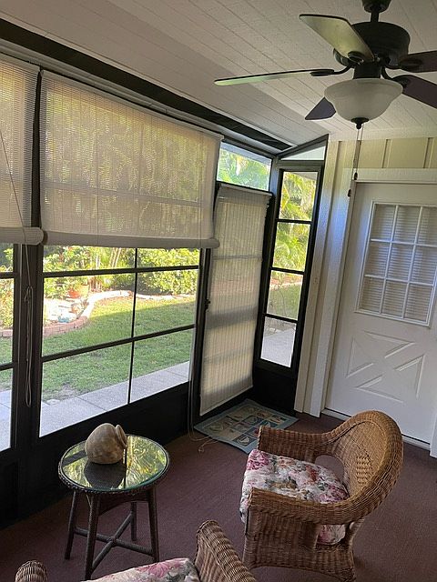 Back Lanai with door going to master bedroom