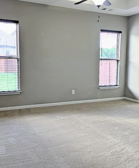 Another view of the primary bedroom. There is brand new carpet in the primary bedroom and living room.
