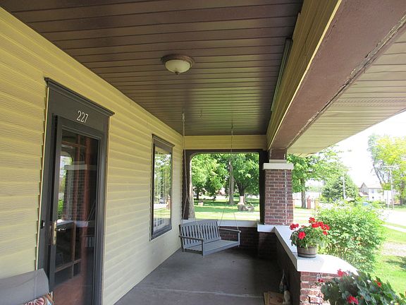 Enjoy the porch swing on the Summer nights with a beverage in hand!
