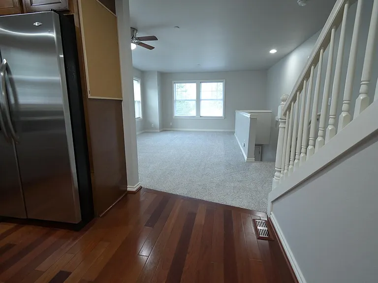 Kitchen and living room