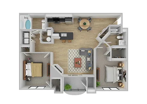 Floor plan The Willow Renovated