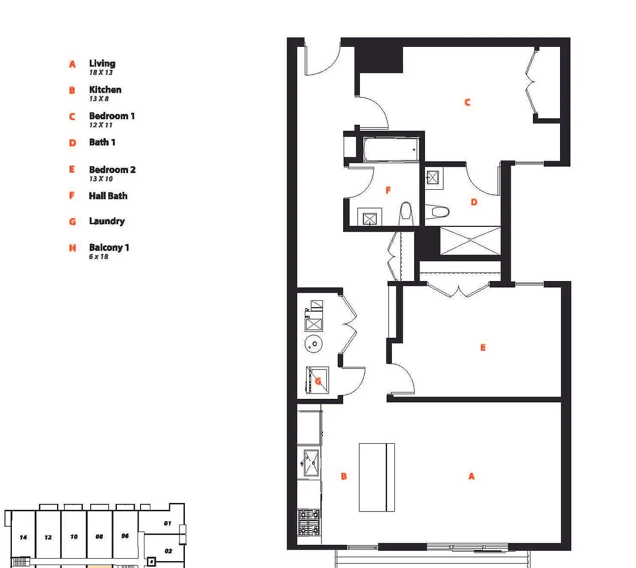 2 bed, 2.0 bath, 1185 sqft, $3,495 — Photo 2
