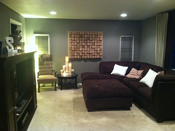 Living room before floors