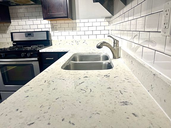 stone counter tops and tile back splash!