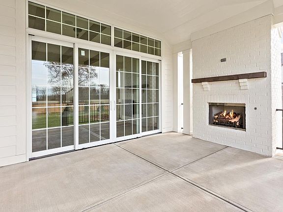 Covered Lana with Fireplace