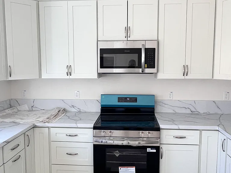 All new cabinets, countertops, and stainless steel appliances