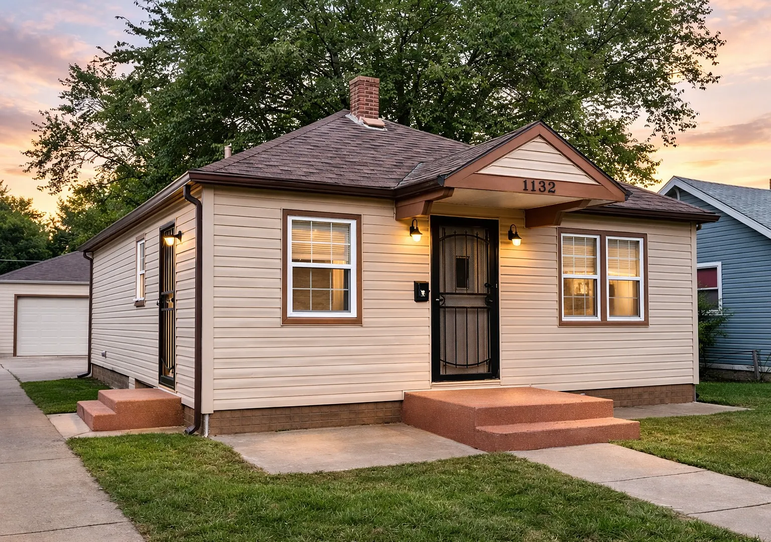 2 Bedroom Home with unfinished basement and detached garage in Northeast Wichita — Photo 1
