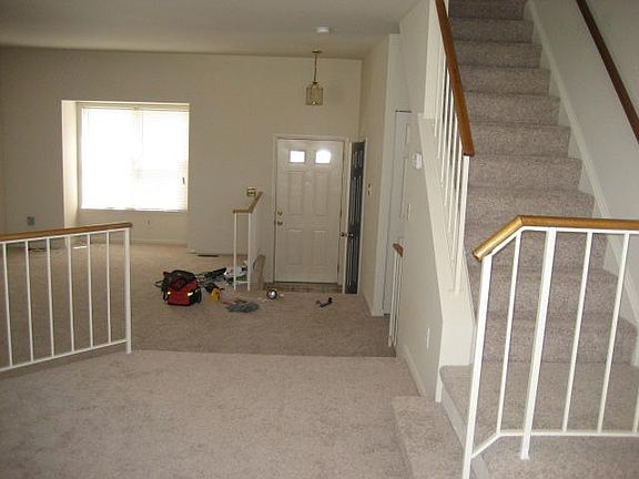 1st floor view of living room and entrance from the dining area