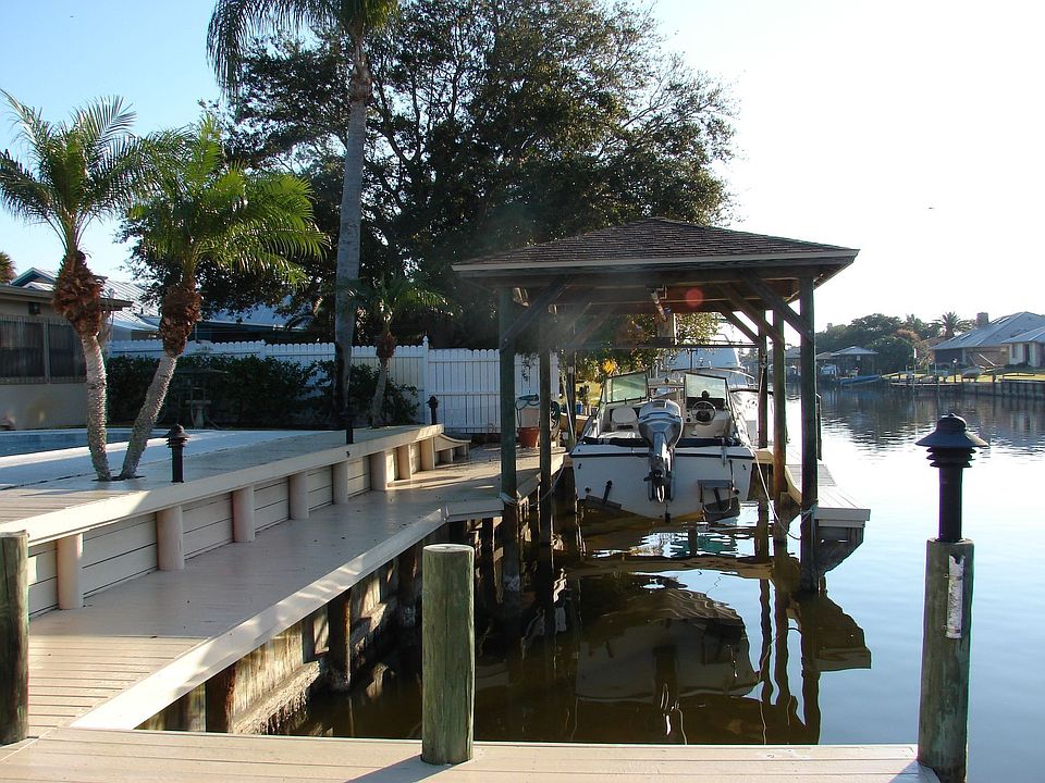 view from deck down the Indian River