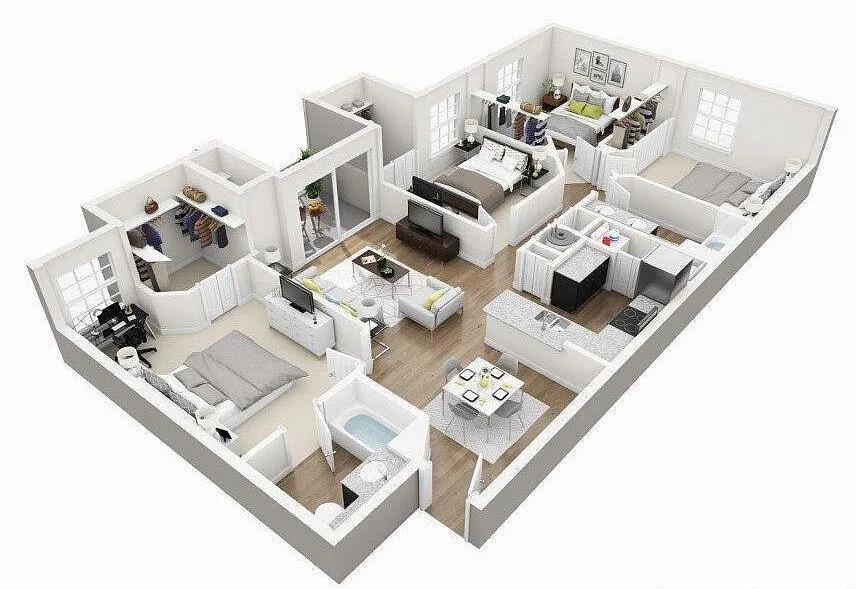 Floor plan D1