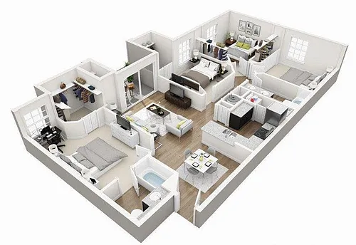 Floor plan D1