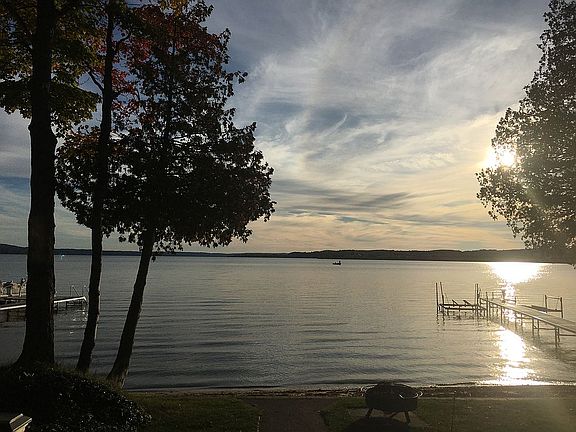 Sunset view from front deck