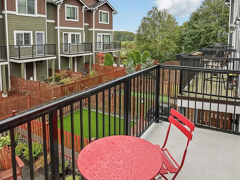 Deck off the living room
