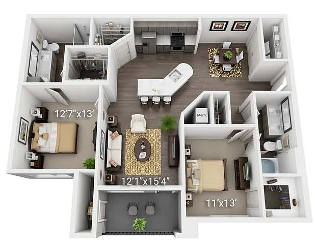 Floor plan B1