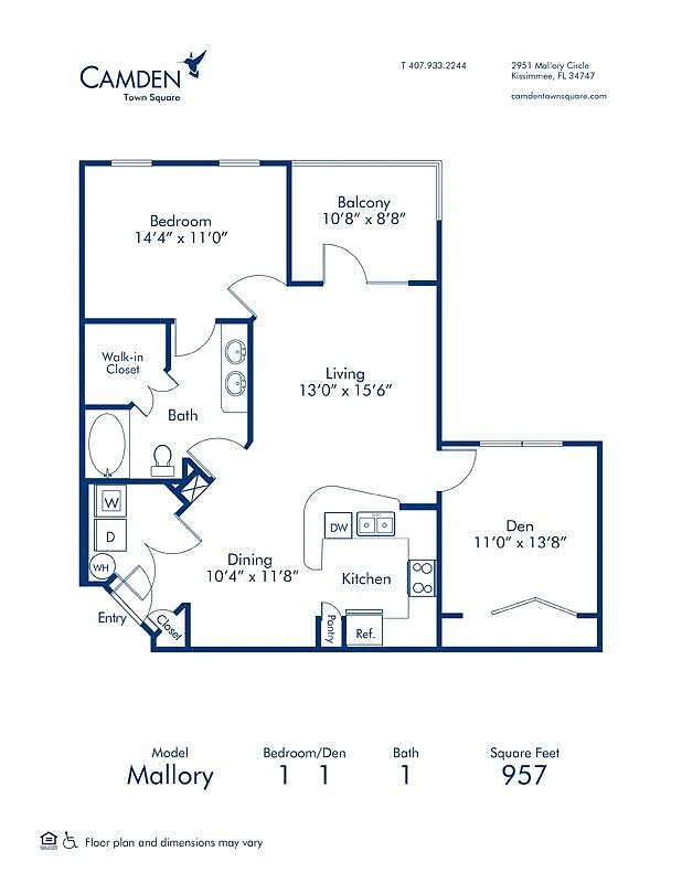 Floor plan Mallory
