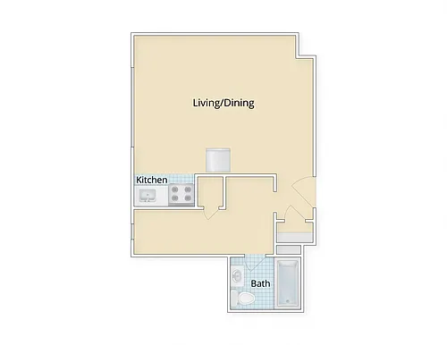 Floor plan Studio