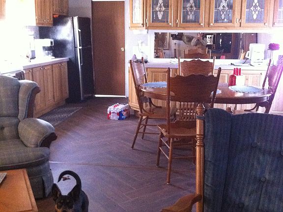 kitchen and dining room