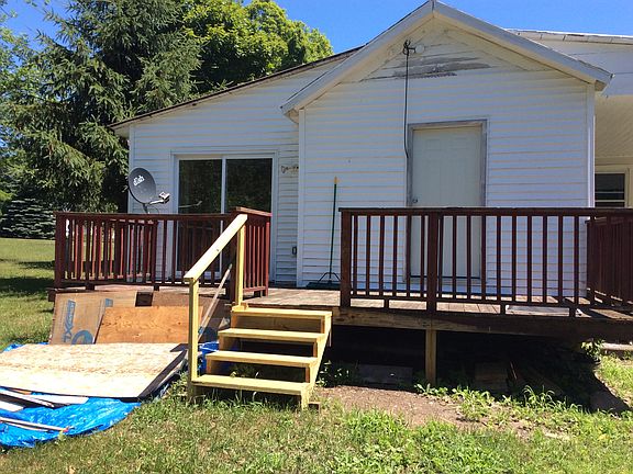 New steps put on back deck..