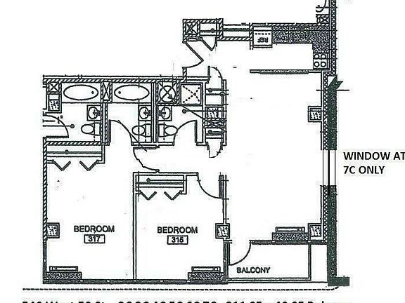 2nd image of 540 W 50th St #4F